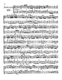 Partition Sonata No.3, 6 sonates pour violoncelle et basse, Op.1