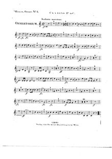 Partition trompette (Clarino) 1, Tui sunt coelie et tua est Terra
