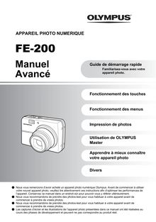 Notice Appareil Photo numériques Olympus  FE-200