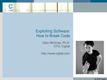 Building Secure Software (tutorial)