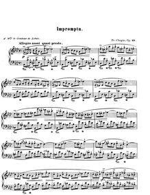 Impromptu - Frédéric Chopin