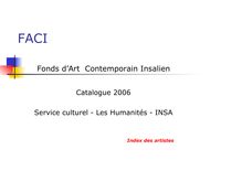 Fonds d art contemporain insalien