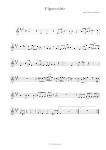 Partition hautbois 2, Hipocondrie à 7 Concertanti, A major, Zelenka, Jan Dismas