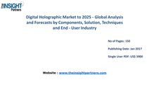 Digital Holographic Market to 2025 Forecast & Future Industry Trends |The Insight Partners