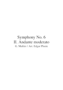 Partition complète, Symphony No.6, Tragische ( Tragic ), Mahler, Gustav