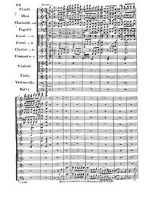 Partition I, Presto (monochrome), Symphony No.9, Choral, D minor