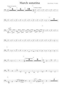Partition basson, March Sonatina, Bb, Shigeta, Takuya