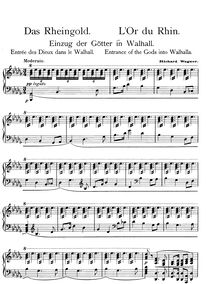 Partition complète, Das Rheingold, Wagner, Richard par Richard Wagner