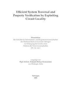 Efficient system traversal and property verification by exploiting circuit locality [Elektronische Ressource] / vorgelegt von Prakash Mohan Peranandam