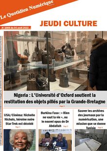 Le Quotidien Numérique d’Afrique n°2000 - Du jeudi 4 août 2022