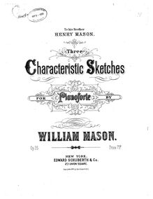 Partition complète, 3 Characteristic sketches, Mason, William