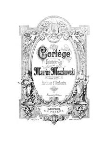 Partition complète, Cortège et Gavotte, Op.43, Moszkowski, Moritz