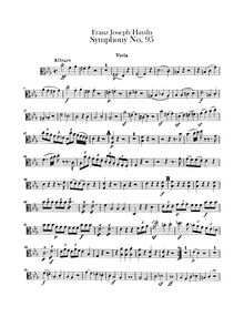 Partition altos, Symphony No.95 en C minor, Sinfonia No.95, Haydn, Joseph