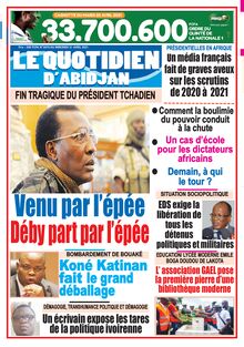 Le Quotidien d’Abidjan n°3078 - du mercredi 21 avril 2021