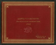 Partition complète, Bagatelle, Presto, C Minor, Beethoven, Ludwig van par Ludwig van Beethoven