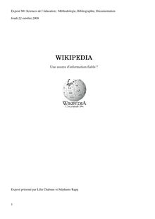 -Exposé Wikipédia avec Lilia à imprimer