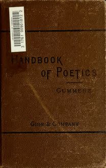A handbook of poetics, for students of English verse