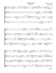 Partition Fantasia, VdGS No.108 - partition complète (Tr Tr B B), Airs et Fantasia pour 4 violes de gambe