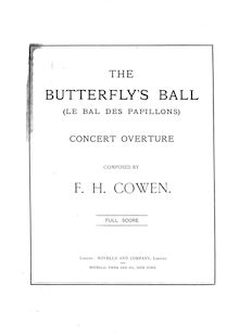 Partition complète, pour Butterfly s Ball, F major, Cowen, Frederic Hymen