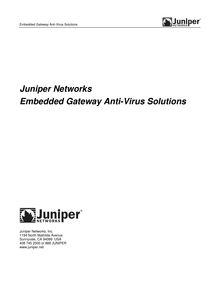 Embedded Gateway Anti-Virus Solutions