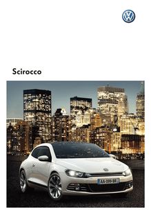 Catalogue VW Scirocco