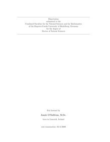 Molecular cooling and emissions in large scale simulations of protostellar jets [Elektronische Ressource] / put forward by Jamie O Sullivan