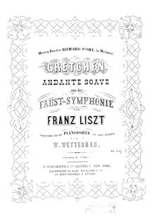 Partition complète, Eine Faust Symphonie (en drei Charakterbildern)