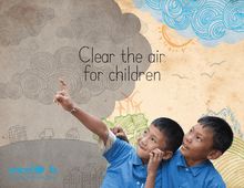 Rapport UNICEF : un enfant sur 7 respire de l air toxique