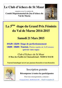 Grand Prix Féminin du Val de Marne (etape 3)
