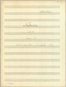 Partition de piano et parties, Piano pièces, Op.66, Glass, Louis