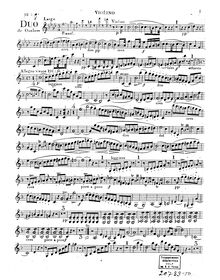Partition de violon, violon Sonata No.4, Quatrieme grande sonate
