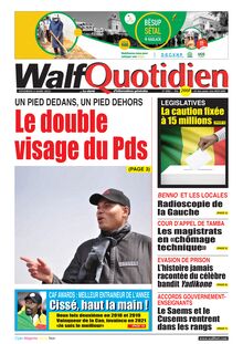 Walf Quotidien n°8983 - du vendredi 4 mars 2022