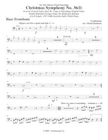 Partition basse trombone, Symphony No.36  Christmas Symphony , F major