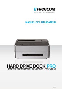 Notice Disque dur externe Freecom  Hard Drive Dock Pro
