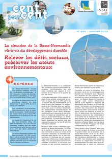 La situation de la Basse-Normandie vis-à-vis du  développement durable.      Relever les défis sociaux, préserver les atouts  environnementaux  