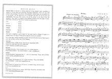 Partition complète et parties, Piano Trio No.6, A major