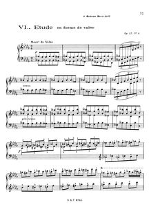 Partition No.6 (filter), Six Etudes pour piano, Saint-Saëns, Camille