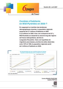 Combien d habitants en Midi-Pyrénées en 2030 ?