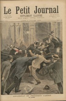 LE PETIT JOURNAL SUPPLEMENT ILLUSTRE  numéro 189 du 02 juillet 1894