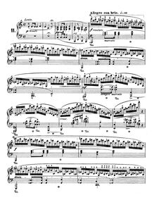 Partition Etude No.11, Etudes Op.25, Chopin, Frédéric