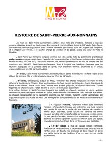 HISTOIRE DE SAINT-PIERRE-AUX-NONNAINS