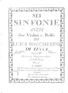 Partition violoncelle, 6 corde Trios, G.83-88, Boccherini, Luigi
