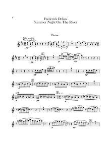 Partition flûte 1/2, 2 pièces pour petit orchestre, Delius, Frederick