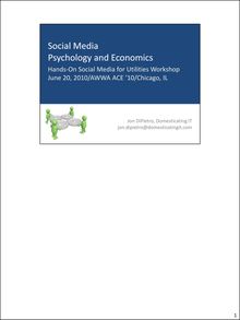 Social Media Psychology and Economics