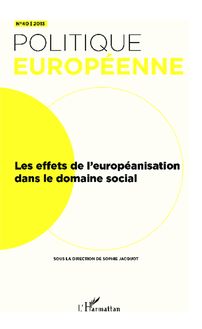 Les effets de l européanisation dans le domaine social