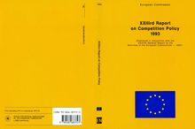 XXIIIrd Report on competition policy 1993