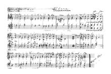 Partition Complete manuscript, Libera me, E minor, Högn, August