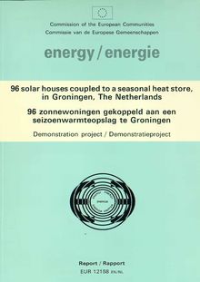 96 solar houses coupled to a seasonal heat store, in Groningen, The Netherlands