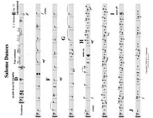 Partition Trombone, Salome Dances, C major, Robertson, Ernest John