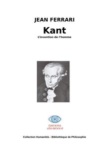 Kant, l invention de l homme
